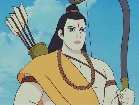 Ramayana: The Legend of Prince Rama (1993) Rama Art, Krishna Bhagwan, Lord Rama, Batman Wallpaper, Dark Art Tattoo, Football Wallpaper, God Art, God Illustrations, Dark Art