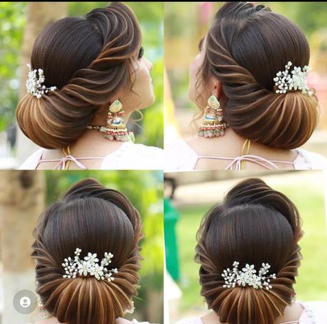 Juda Hairstyle, Hairstyles Juda, Images Beautiful, Side Bun, Embroidery Fashion Detail, Front Hair, Hair Curls, Side Hairstyles, Open Hairstyles