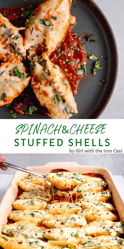 Cheese Stuffed Shells Recipe, Stuffed Shells Beef, Shells Stuffed, Chicken Stuffed Shells, Stuffed Shells Ricotta, Shells Recipe, Cheese Stuffed Shells, Recipe Beef, Stuffed Shells Recipe