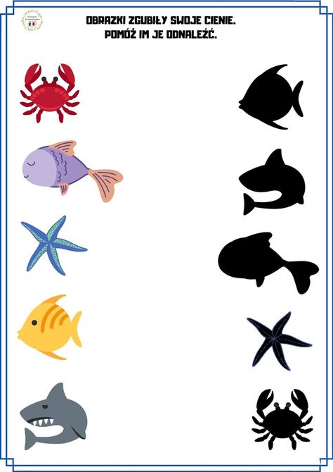 Jungle Animals Preschool, Hibernation Preschool Activities, Ocean Animals Preschool, Ocean Theme Preschool, Preschool Activities Printable, Shapes Kindergarten, Preschool Workbooks, Insects Theme, Pattern Activities