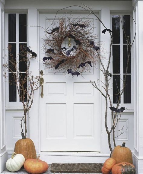 Porche Halloween, Halloween Outdoor Decoration, Elegant Halloween Decor, Spooky Ideas, Creepy Halloween Decorations, Adornos Halloween, Halloween Prop, Kid Projects, Elegant Halloween