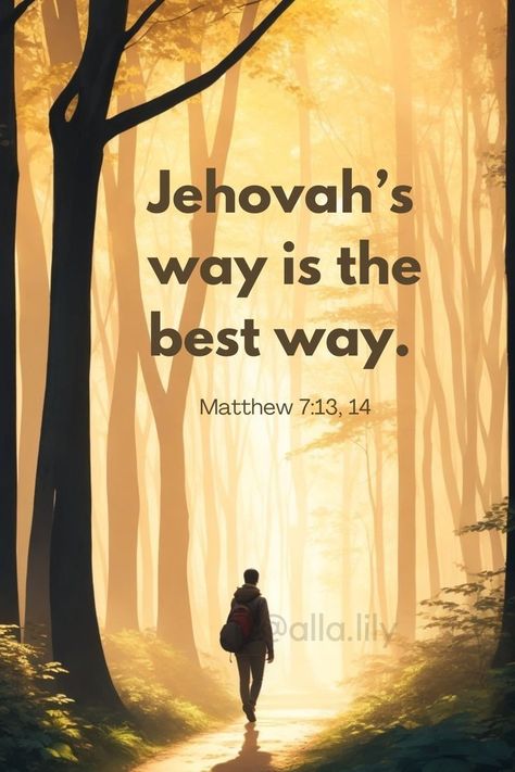 Jw Friends, Spiritual Reminders, Spiritual Routine, The Narrow Gate, Scriptural Quotes, Jw Encouragement, Quotes Spanish, Comforting Quotes, Jehovah Quotes