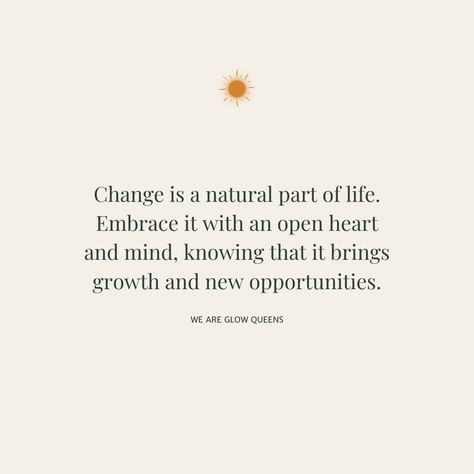 Change can be scary, but it's also an opportunity for growth and transformation. 🌱 What change are you embracing today? Share in the comments! #EmbraceChange #GrowthMindset #NewBeginnings" Everything Is Changing Quotes, Everything Can Change In A Year, Change Growth Quotes, Life Transformation Quotes, Embracing Change Quotes, Time For Change Quotes, Quotes About Growth And Change, Things Change Quotes, Embrace Change Quotes