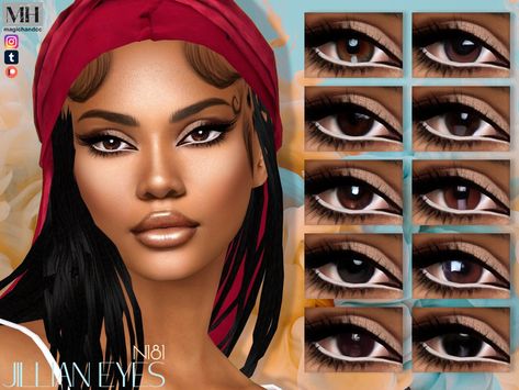 The Sims Resource - Jillian Eyes N181 Sims Skins, Sims 4 Cc Eyes, The Sims 4 Skin, Makeup Cc, Sims 4 Anime, Cc Furniture, Free Sims 4, Sims 4 Cc Makeup, Sims 4 Body Mods