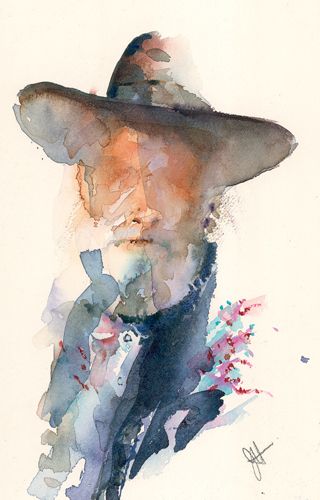 Jean Haines Teaches Us How to Paint Loose, Expressive Watercolors Watercolor Art Ideas, Jean Haines, Loose Watercolor Paintings, Watercolor Art Face, Watercolor Face, Watercolor Portrait Painting, L'art Du Portrait, The Virtues, Loose Watercolor