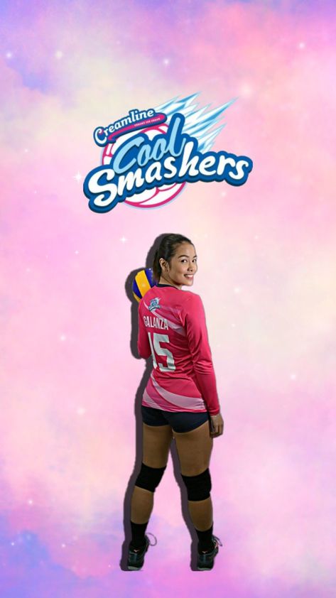 #jemagalanza #creamlinecoolsmashers #volleyball Creamlinecoolsmashers Wallpaper, Creamlinecoolsmashers Players, Jema Galanza Wallpaper, Deanna Wong, Gabbi Garcia, Volleyball Wallpaper, Team Wallpaper, Cover Wallpaper, Volleyball Team