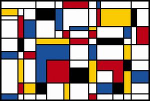 Piet Mondrian Artwork, Piet Mondrian Painting, Famous Art Pieces, Mondrian Art, Kandinsky Art, Diy Money, Tangle Art, Piet Mondrian, Word Design