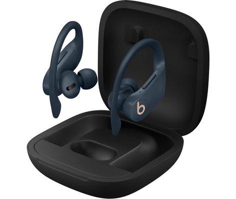 Aesthetic Navy, Powerbeats Pro, Headphones Aesthetic, Beats By Dre, Ear Buds, Mac Pro, Headphone With Mic, Sports Headphones, Mac Mini