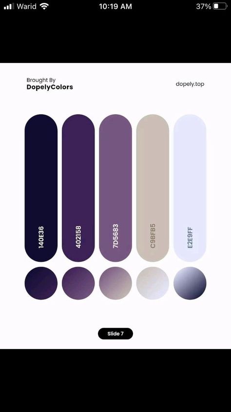 Masculine Purple Color Palette, Color Palette Purple Colour Combinations, Palette Viola, Web Design Color, Flat Color Palette, Visuell Identitet, Website Color Palette, Color Design Inspiration, Web Colors