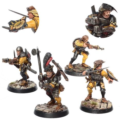 Averland Warhammer, Mordheim Warband, Warhammer Empire, Dnd Minis, Warhammer Terrain, Warhammer Age Of Sigmar, Painting Miniatures, Miniature Gaming, Warhammer Aos