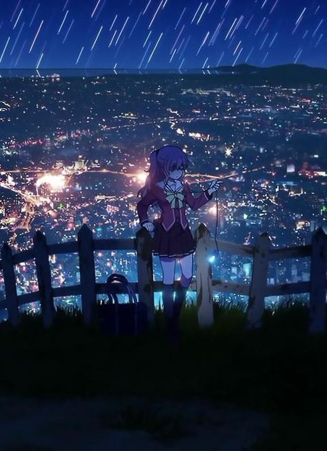 Charlotte Nao Aesthetic Everything, Charlotte Anime, Wallpaper Hp, Blogger Design, Anime Pics, Random Anime, Me Me Me Anime, Hatsune Miku, Night Skies