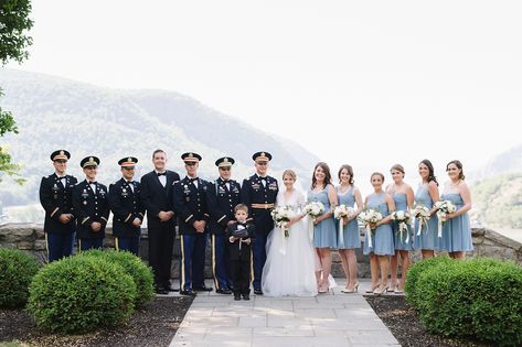 West Point Wedding | Lauren & Stan West Point Wedding, Winter Wedding Colors, Military Wedding, Groom And Groomsmen Attire, West Point, Wedding Professional, Church Wedding, New York Wedding, Groom And Groomsmen