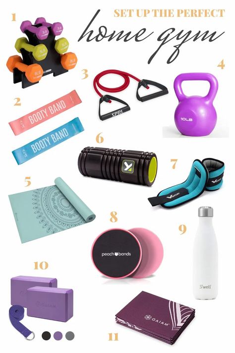 Home Workout Equipment Must Have, Ankle Weight Exercises, Gym Supplies, Home Exercise Equipment, Gym Materials, Workout Room, Fitness Room, Womens Workout, Home Exercise Routines