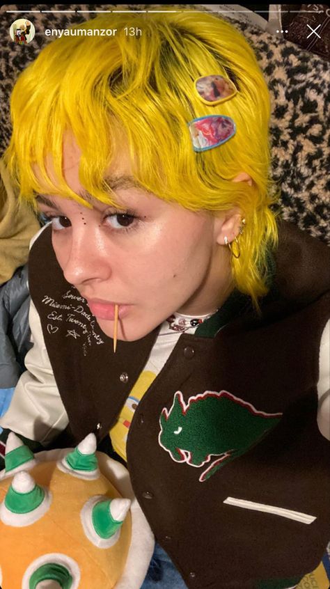 Enya Umanzor, Joe Exotic, Yellow Hair, Ig Stories, Hair Inspo Color, Dream Hair, Color Hair, Pixie Cut, Pretty Hairstyles