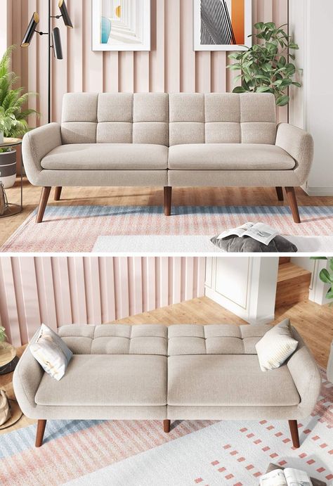 Sleeper Sofas Small Spaces Guest Room, Sofa Bed Modern Design, Sofas For Office, Sofas For Living Room, Sleeper Sofas, Minimalist Sofa Bed, Guestroom With Sleeper Sofa, Sleeper Sofa Small Spaces, Sofa Bed Modern