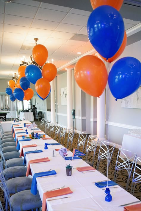 Dragon Ball Theme Party, Dragon Ball Z Centerpieces, Dragon Ball Z Birthday Party Ideas, Football Banquet Decorations, Dragon Ball Z Party, Ball Theme Party, Goku Birthday, Nerf Party, 2nd Birthday Party Themes