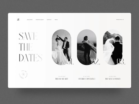 Playful Website Design, Wedding Invitation Website, Rsvp Website, Website Design Ideas, Wedding Web, Wedding Website Design, Save The Date Designs, Website Header, Website Images