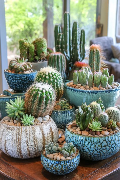 Discover stunning cactus centerpiece ideas to elevate your decor! Cacti are low-maintenance plants that thrive in bright, indirect light. Perfect for adding a touch of green to any space. #CactusCenterpiece #HomeDecor Cactus Ideas Decoration, Cactus Centerpiece Ideas, Cactus Terrarium Ideas, Cactus Centerpiece, Cactus Ideas, Cactus Arrangement, Arizona Decor, Cactus Terrarium, Succulent Ideas