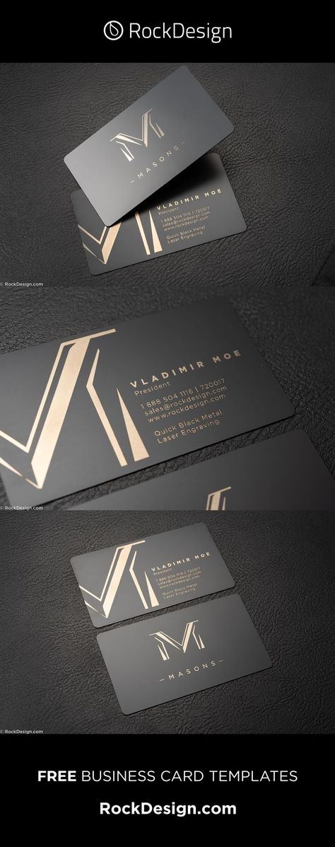 Visiting Cards Design Creative, Masculine Business Cards, Laser Engraved Business Cards, Elegant Business Cards Design, Metal Business Cards, Graphic Design Business Card, Name Card Design, Professional Business Card Design, Visiting Card Design