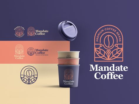 Coffee Branding Design, Cafe Branding Design, Cafe Logos, Illustrated Logo, Logo Design Coffee, Coffee Shop Logo Design, Coffee Shop Branding, Cafe Branding, Design Café