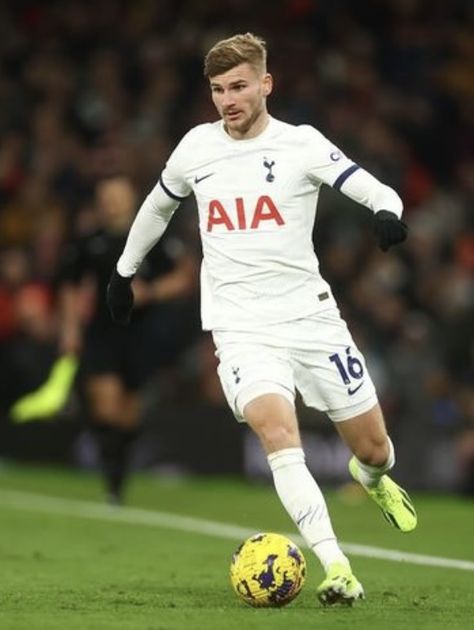 Timo Werner first game for Tottenham Hotspur Tottenham Football, Timo Werner, Tottenham Hotspur Players, Fit People, First Game, Tottenham Hotspur, Manchester United, Premier League, Manchester