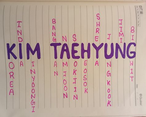 Shreya Name Wallpaper, Shreya Name Art, Bt21 Diary Ideas, Taehyung Writing, Taehyung Brother Material, Bts Official Instagram, Bts Journal, Bts Name, Bts Eyes