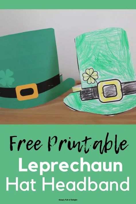 Looking for a fun St. Patrick's Day activity? Grab this free printable Leprechaun hat for preschool! It's super simple with the free Leprechaun hat template. Grab the free Saint Patrick's Day hat template here. Leprechaun Hat Template, Preschool Hat, Leprechaun Craft, St Patricks Day Hat, Hat Template, Baby Playroom, Leprechaun Hat, Leprechaun Hats, Family Fun Day