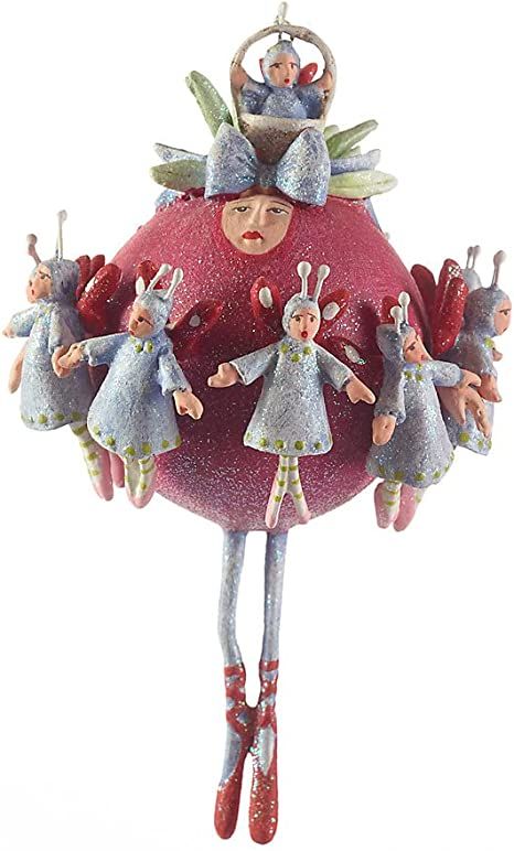 Amazon.com: MacKenzie-Childs Patience Brewster 12 Days 2 Turtle Doves Ornament : Home & Kitchen Patience Brewster Christmas, Christmas Cottages, Ladies Dancing, Partridge In A Pear Tree, Patience Brewster, Holiday Stories, Christmas Tree Painting, Cute Christmas Tree, Jolly Holiday