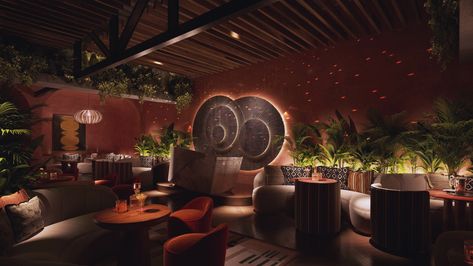 MILA Miami | Rooftop Restaurant Bar | Miami Beach Dining Lounge, Rooftop Dining, Miami Restaurants, Primitive Design, Bars And Clubs, Cyclades Islands, Rooftop Restaurant, Cool Cases, Island Design