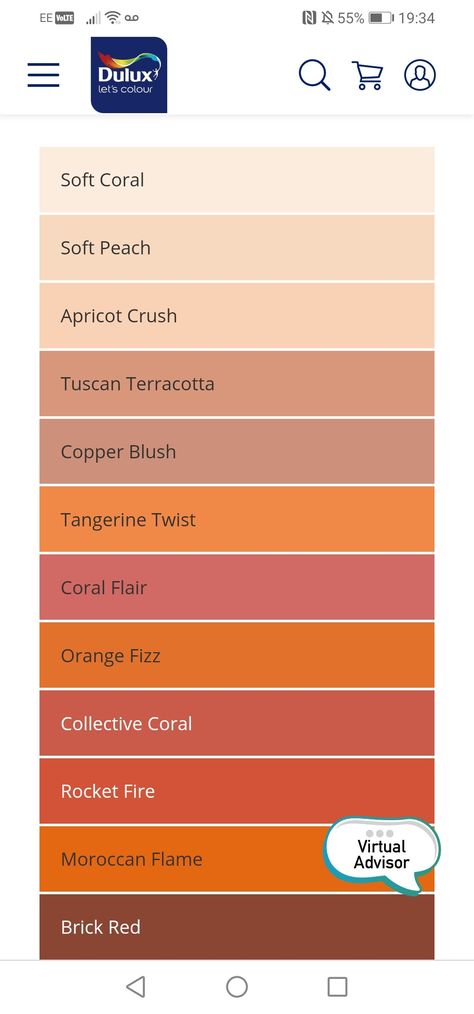 Light Peach Kitchen Walls, Peach Colour Kitchen Cabinets, Soft Coral Paint Color, Dulux Soft Peach, Peach Paint Colors Living Room, Dulux Tuscan Terracotta, Peach Hallway Ideas, Tuscan Terracotta Dulux Paint, Dulux Copper Blush