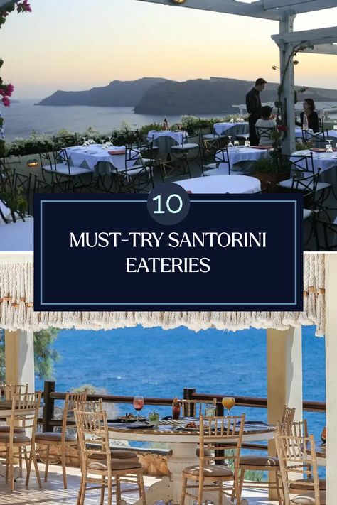 Discover the top 10 restaurants in Santorini that promise unforgettable dining experiences with stunning views, exceptional service, and delightful Greek cuisine. Picture yourself enjoying amazing meals, whether on the beautiful terrace at Theros Wave Bar, gazing at the endless sea backdrop, or the vibrant atmosphere at 1800 Floga Santorini. Now is the perfect time to plan your dream dining journey in Santorini. Remember, your culinary adventure starts today—believe you deserve this experience! Restaurants In Santorini, Sea Backdrop, Santorini Restaurants, Beautiful Terrace, Amazing Meals, Greece Itinerary, Top 10 Restaurants, Nikki Beach, Top Restaurants