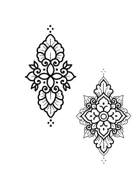 #tattoodesign #tattooflash #ornamental #ornamentaltattoo Stensil Bunga, Burned Hats, Nouveau Tattoo, Wrap Tattoo, Tattoo Practice, Ornamental Design, Flash Tattoo Designs, Tattoo Flash Sheet, Ornamental Tattoo