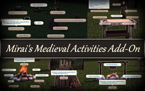 Sims 4 Medieval Careers, Sims 4 Medieval Aspirations, Sims 4 Medieval Traits, Sims 4 Ultimate Decades Challenge, Medieval Sims 4, Medieval Activities, Ts4 Medieval, Sims 4 Medieval, Sims 4 Hair Male