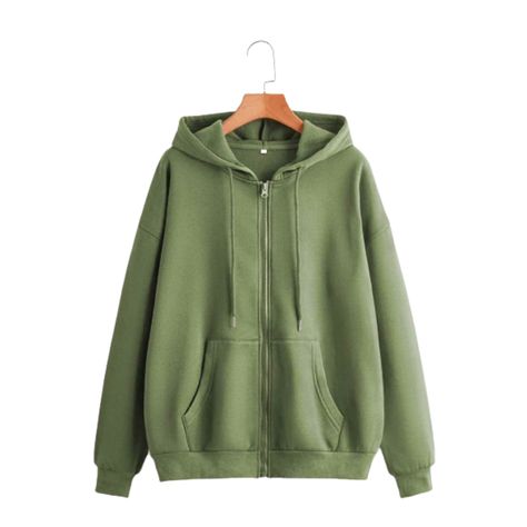 shein army green zip up drawstring thermal lined hoodie [$15] Preppy Clothes, Lined Hoodie, Clothes Aesthetic, Preppy Outfits, Army Green, Aesthetic Clothes, For Girls, Zip Ups, Green