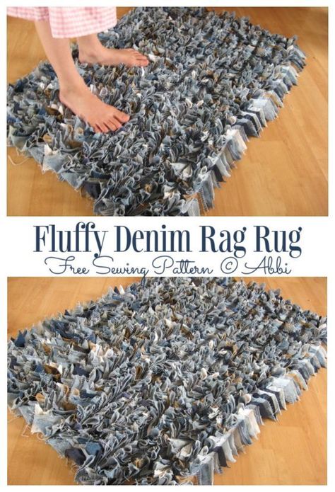 Denim Rug Diy Old Jeans, Diy Demin, Christmas Card Making Ideas, Christmas Card Easy, Blue Jean Rug, Jean Projects, Denim Recycle, Denim Yarn, Denim Rag Rugs