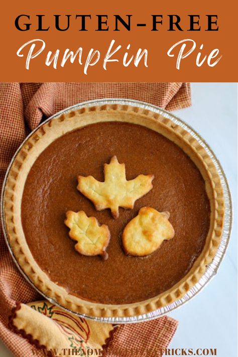 Gluten-Free Pumpkin Pie Pie With Premade Crust, Pumpkin Pie With Fresh Pumpkin, Gf Pumpkin Pie, Gluten Free Pumpkin Pie Recipe, Gluten Free Pumpkin Pie, Dairy Free Cheesecake, Peach Pie Recipes, Creamy Pie, Homemade Pie Crust Recipe