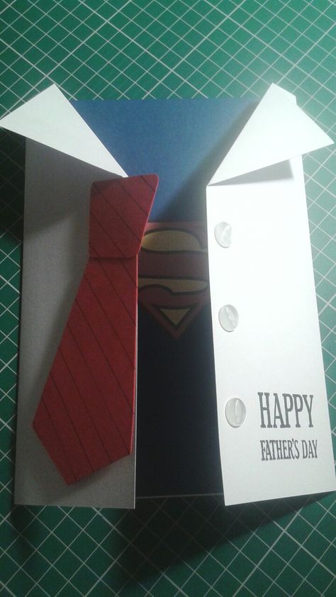 Superman Father's Day card Superman Fathers Day Ideas, Birthday Card Kids Craft, Fathers Day Questionnaire, Ideas Birthday Card, For Birthday Card, Handmade Greeting Card Designs, Fathers Day Art, Simple Birthday Cards, Activities For Boys