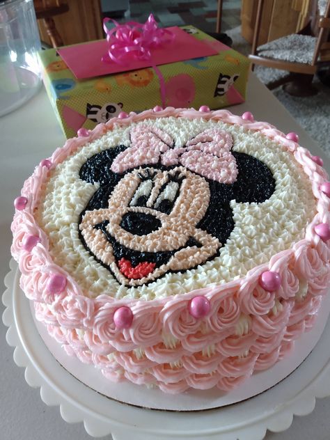 1 Pound Cake Design Birthday, 1 Pound Cake Design, Cake Design Birthday, 4th Birthday Cake, Pastel Mini, 4th Birthday Cakes, Minnie Mouse Cake, Design Birthday, Creative Birthday Cakes