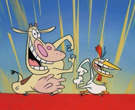 Cow and Chicken Cartoons 1990s, Cow And Chicken, Dancing Gif, Animation Tutorial, Cartoon Gifs, The Amazing World Of Gumball, Game Character Design, Classic Cartoons, Cartoon Shows