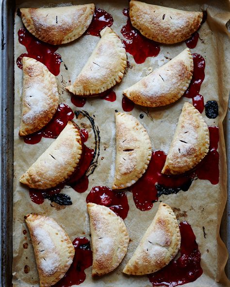 Take your pie to-go with this sour cherry hand pie recipe Wild Cherry Recipes, Pitted Cherry Recipes, Canned Sour Cherry Recipes, Sour Cherry Recipes, Cherry Recipe, Cherry Hand Pies, Cherry Pies, Sour Cherries, Cherry Picking