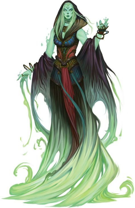 Female Ghost - Pathfinder PFRPG DND D&D d20 fantasy Mythical Characters, Hero Ideas, Magic User, Dnd Tokens, Rpg Ideas, Arte Alien, Dnd Stuff, Rpg Characters, 다크 판타지