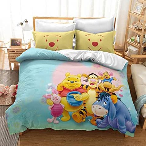 Amazon.ca: pooh bear Winnie The Pooh Pattern, Cartoon Winnie The Pooh, Bedding Pattern, Baby Cosplay, Patterned Bedding, Kids Bedding Sets, Perfect Bedding, Duvet Bedding Sets, Pooh Bear