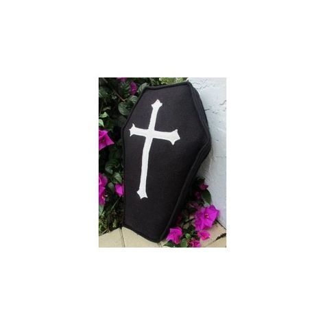 Coffin Pillow, Goth Crafts, Goth House, Goth Bedroom, Fleece Pillow, Gothic Bedroom, Dark Home Decor, Goth Home, Goth Home Decor