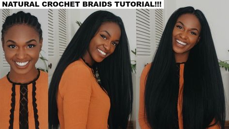 How to do Straight Crochet Braids with a Knotless Part | Outre X-Pression Dominican Blowout Straight [Video]  Read the article here - http://www.blackhairinformation.com/video-gallery/straight-crochet-braids-knotless-part-outre-x-pression-dominican-blowout-straight-video/ Hair Styles Knotless, Crochet Hair Ideas, Crochet Braids Straight Hair, Straight Crochet Braids, Knotless Styles, School Hairstyles For Teens, Straight Crochet, Dominican Blowout, College Hair