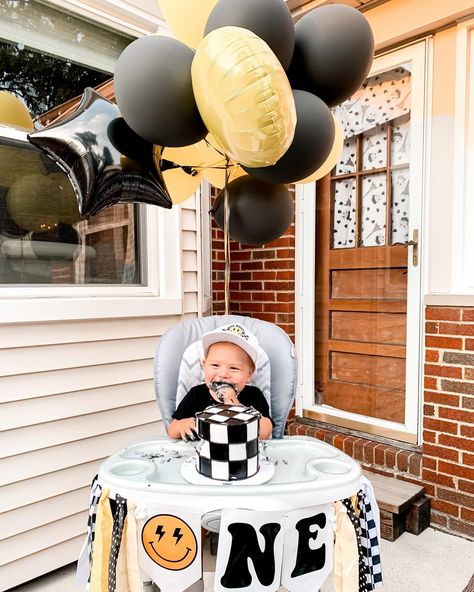 Brady is ONE Happy Dude! 😎. Celebrated our big guys first birthday a little early with our Cleveland family and friends. #firstbirthday #onehappydude #boymom #birthdayparty #toddlerstyle One Rad Dude First Birthday, First Birthday Boy Pictures, Baby First Birthday Themes Boy, Baby Boy One Year Birthday Themes, 1 Year Birthday Party Ideas Boy, One Birthday Boy Theme, One Cool Dude First Birthday Party, 1st Bday Themes For Boys, Unique First Birthday Ideas