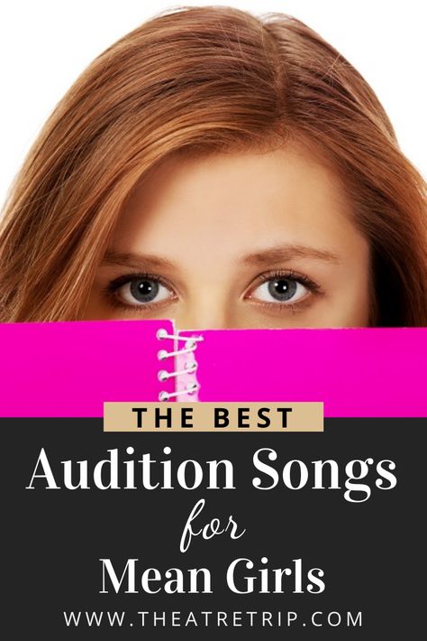 Whether auditioning for Cady, Janis, or Damian, we've got you covered! Here are our audition songs for Mean Girls, broken down by character. #audition #songs #meangirls Damian Mean Girls, Audition Monologues, Musical Quiz, 13 The Musical, Audition Outfit, Audition Songs, Acting Tips, Regina George, Whats Good