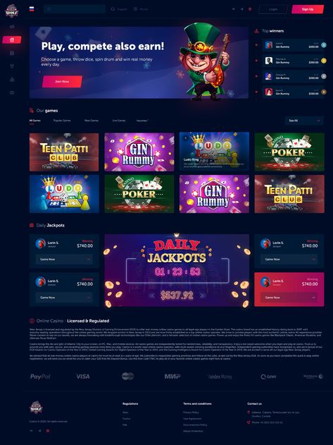 Casino Website Design, Casino Design, Black Website, Webpage Layout, Computer Wallpaper Hd, Game Banner, Gaming Design, Casino Promotion, Interior Design Games