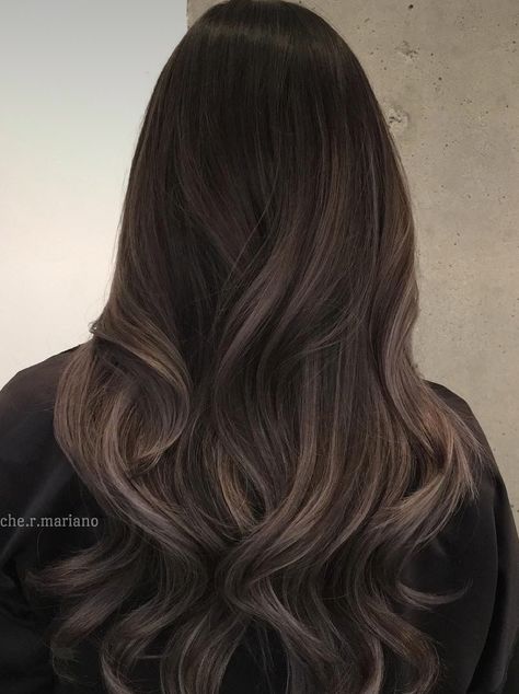 Black Hair Balayage, Ash Hair Color, Brown Hair Inspo, Long Hair Color, Brown Hair Balayage, Foto Tips, Brown Blonde Hair, Ombre Hair Color, Hair Color Balayage