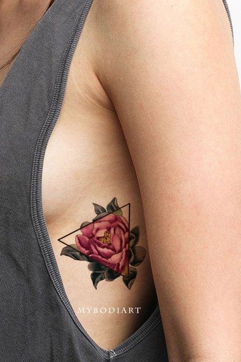 Rose Rib Tattoos, Rib Tattoo Ideas, Watercolor Rose Flower, Tatuaje Cover Up, Scripture Tattoos, Women Watercolor, Rib Tattoos For Women, Rose Tattoos For Women, Dibujos Tattoo