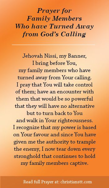 Prayer: Family Members who have turned away from God Prayer Family, Strength Prayer, Prayer For Strength, Prayer For My Family, Spiritual Warfare Prayers, Prayer Changes Things, Prayer For Family, Christian Prayers, Prayer Times